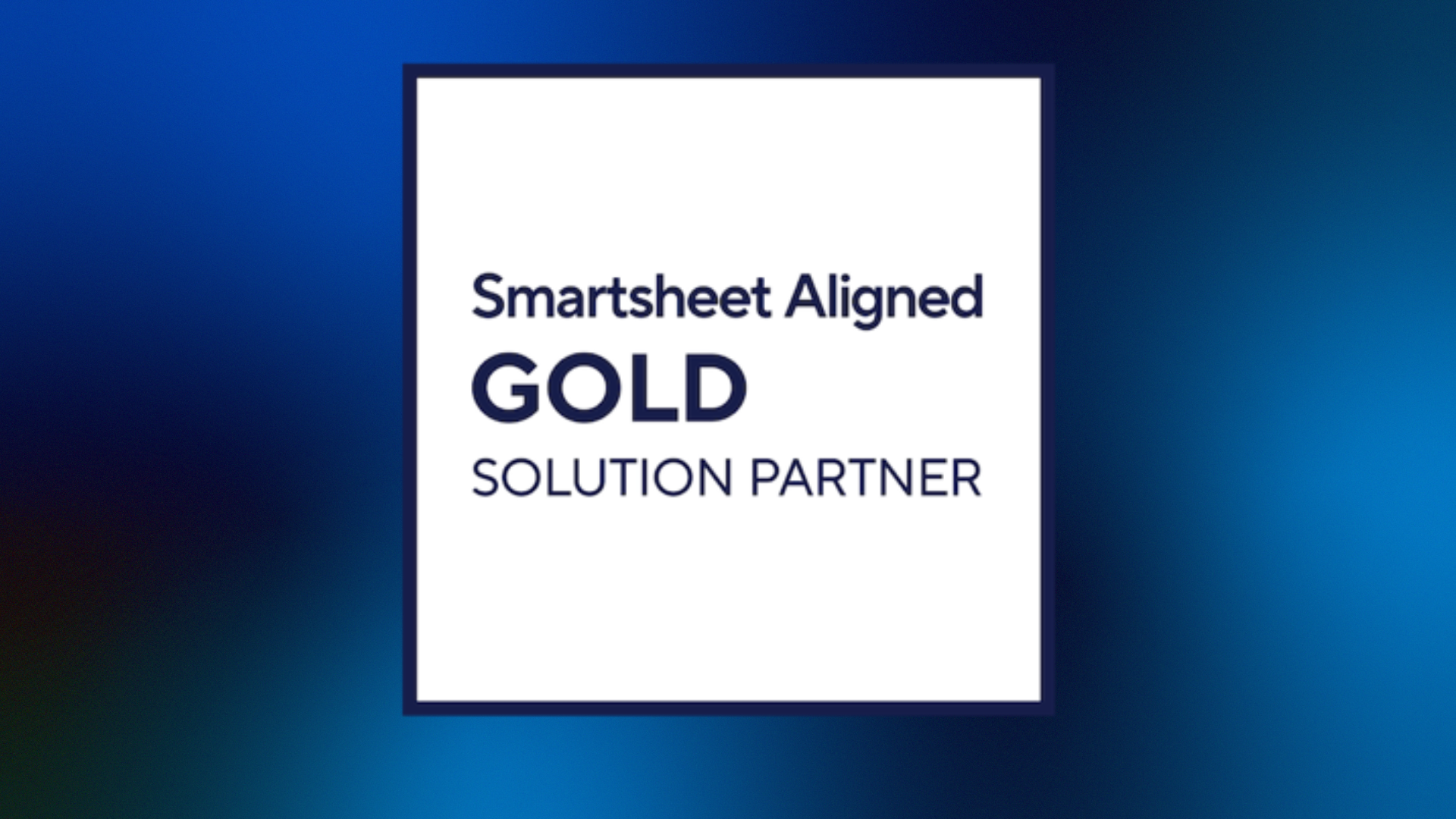 Web Banner for Smartsheet GOLD tier announcement